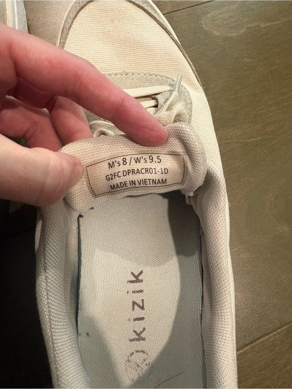 Kizik Prague Hands Free Sneakers Creme Brulee Crimson Women’s 9.5